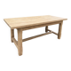 Table de ferme chêne massif rénovée