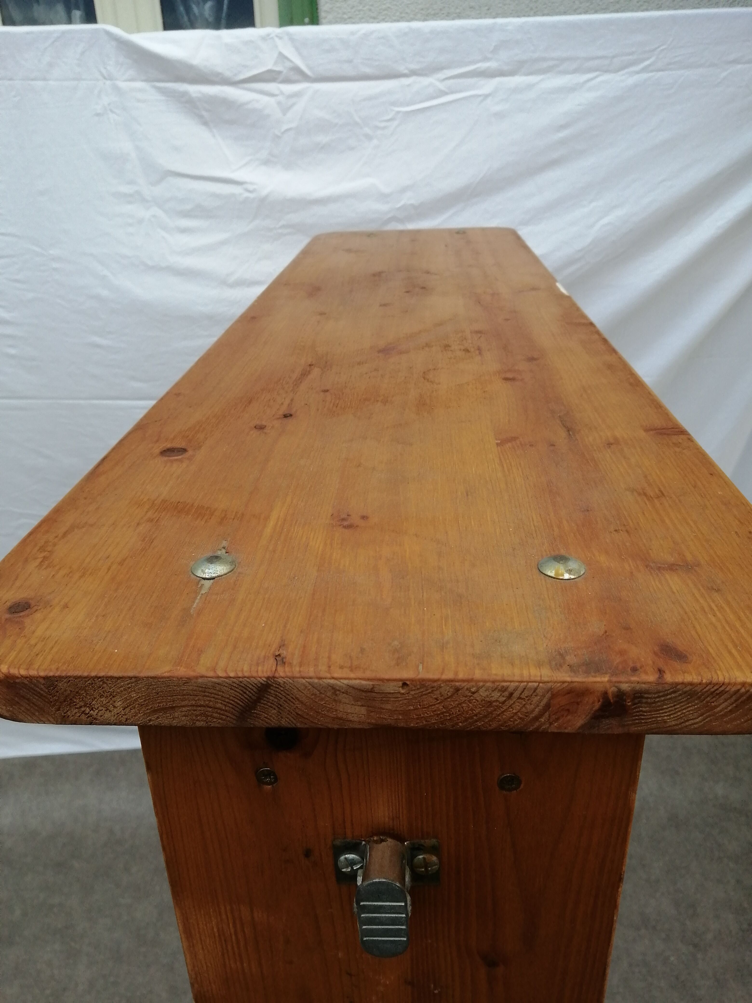 Vintage wooden shop rack 70s