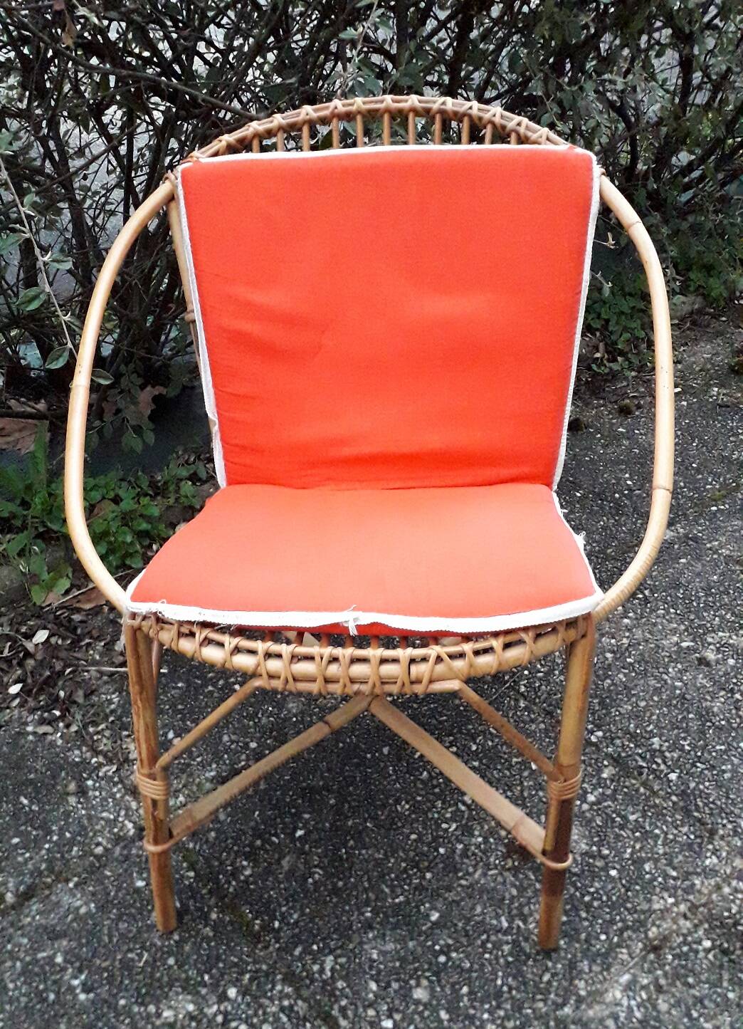Rattan chair or armchair