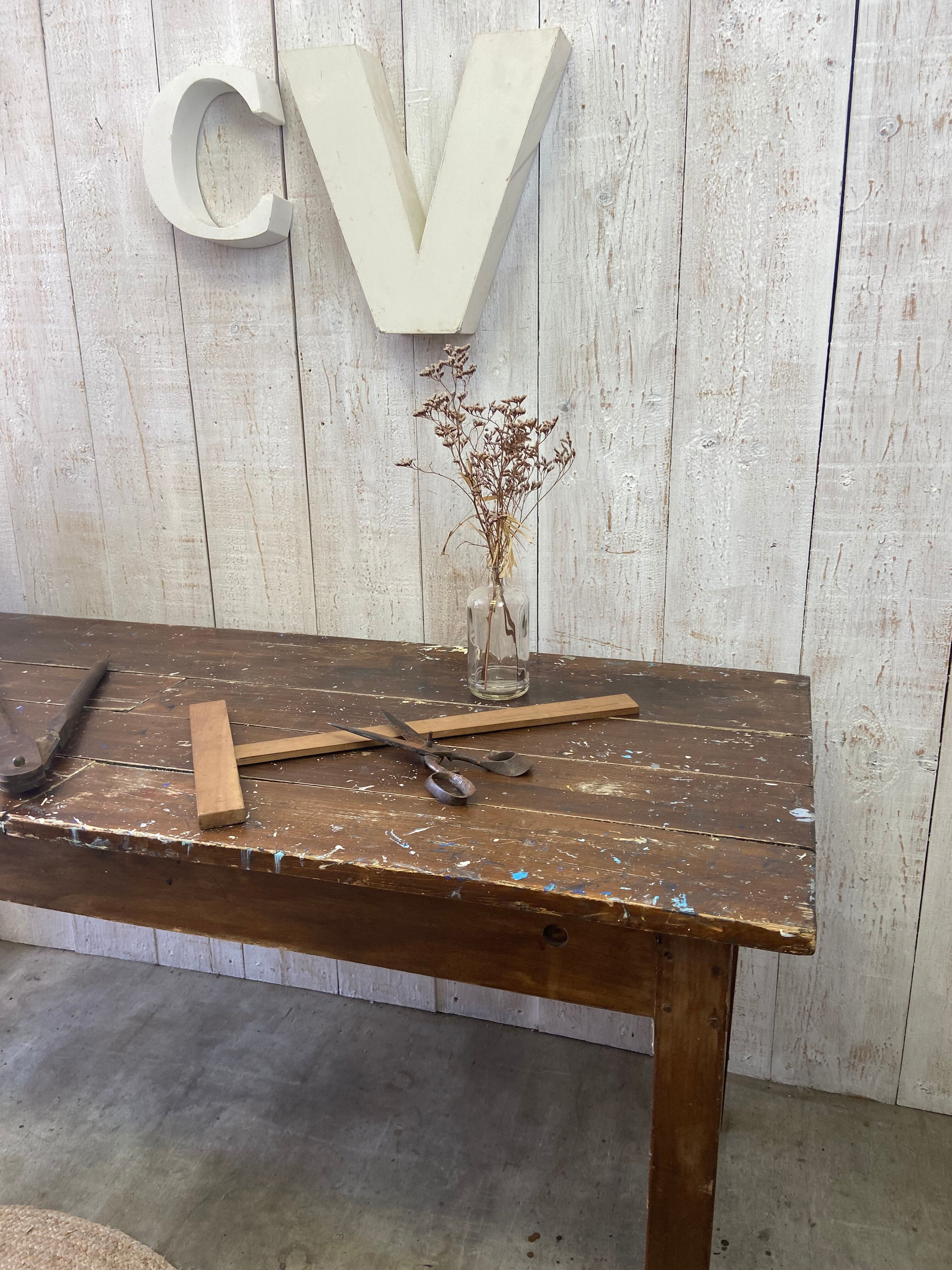 Painter's studio table