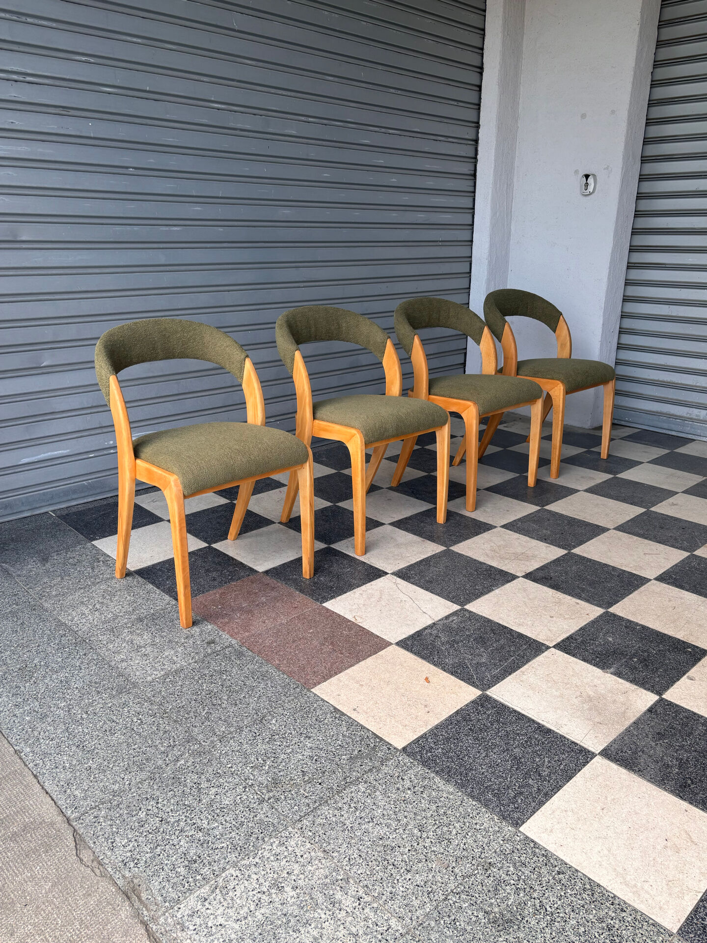 Set de 4 chaises gondoles Baumann