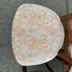 4 chaises louis Philippe bois massif et tissu fleurs