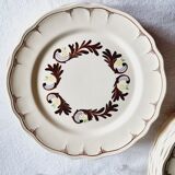 Assiettes plates Salins France