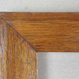 Ancien cadre format 33 cm x 24 cm (4f) bois brut chêne ou noyer tableau peinture 32 25