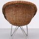 Wicker chair Design Teun Velthuizen for Urotan 1950s Holland
