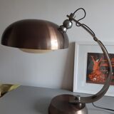 Desk lamp, bronze chrome, 70's Italian design