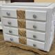 Art Deco chest of drawers with mustache feet