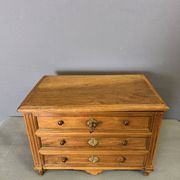 Commode Coffre de Maîtrise Louis XVI en Noyer