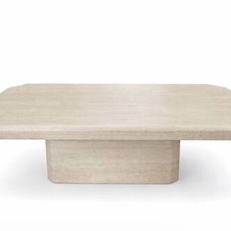 Travertine coffee table, 1970s