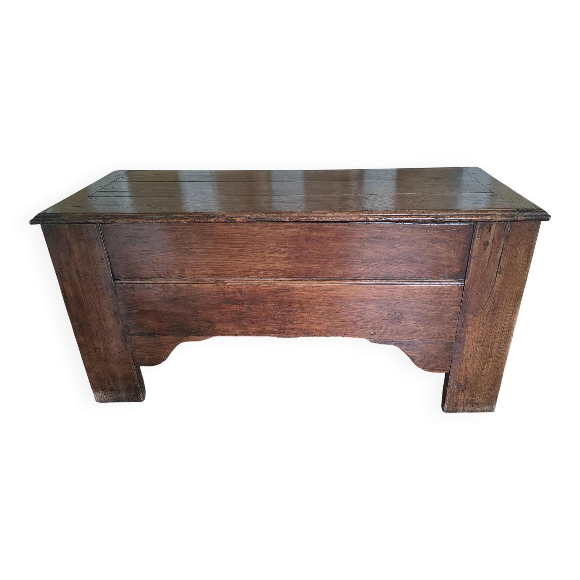 Large chest trunk solid oak 150 cm