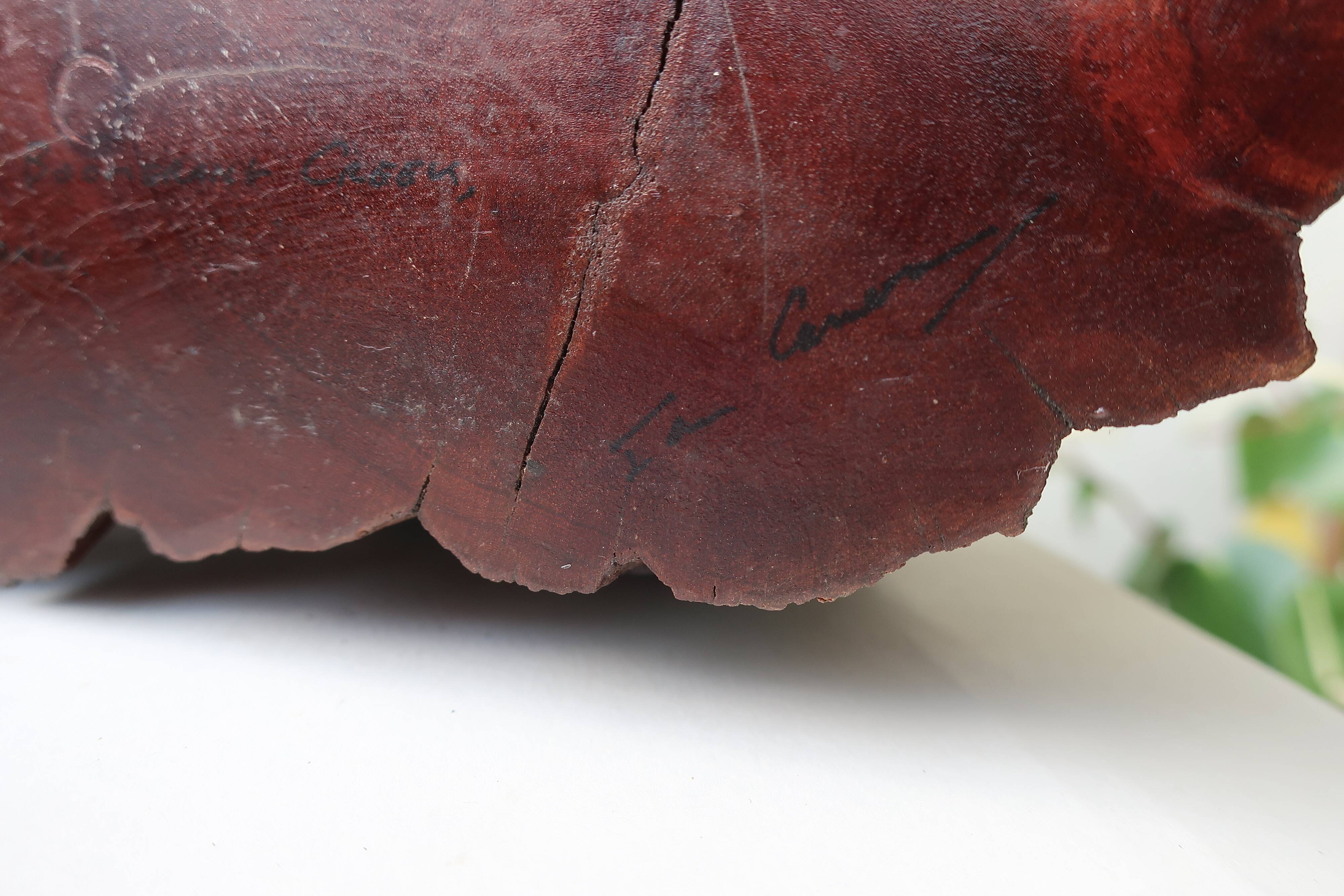 Vase Sculpture 20th Century Australian Rosewood DLG Doug Ayers