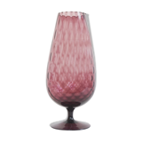 Italian vase Empoli purple 1950