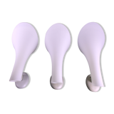 White Murano glass sconces for "Murano Due" by Carlo Nason Italy