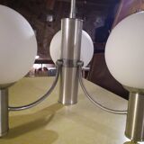 Hanging 70s opaline globes