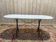 Table de bistro en marbre oval 165 cm!