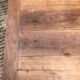 Antique cherry farmhouse table with 2 drawers and 1 pull-out