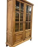 Vintage wooden display cabinet / bookshelf / shelf