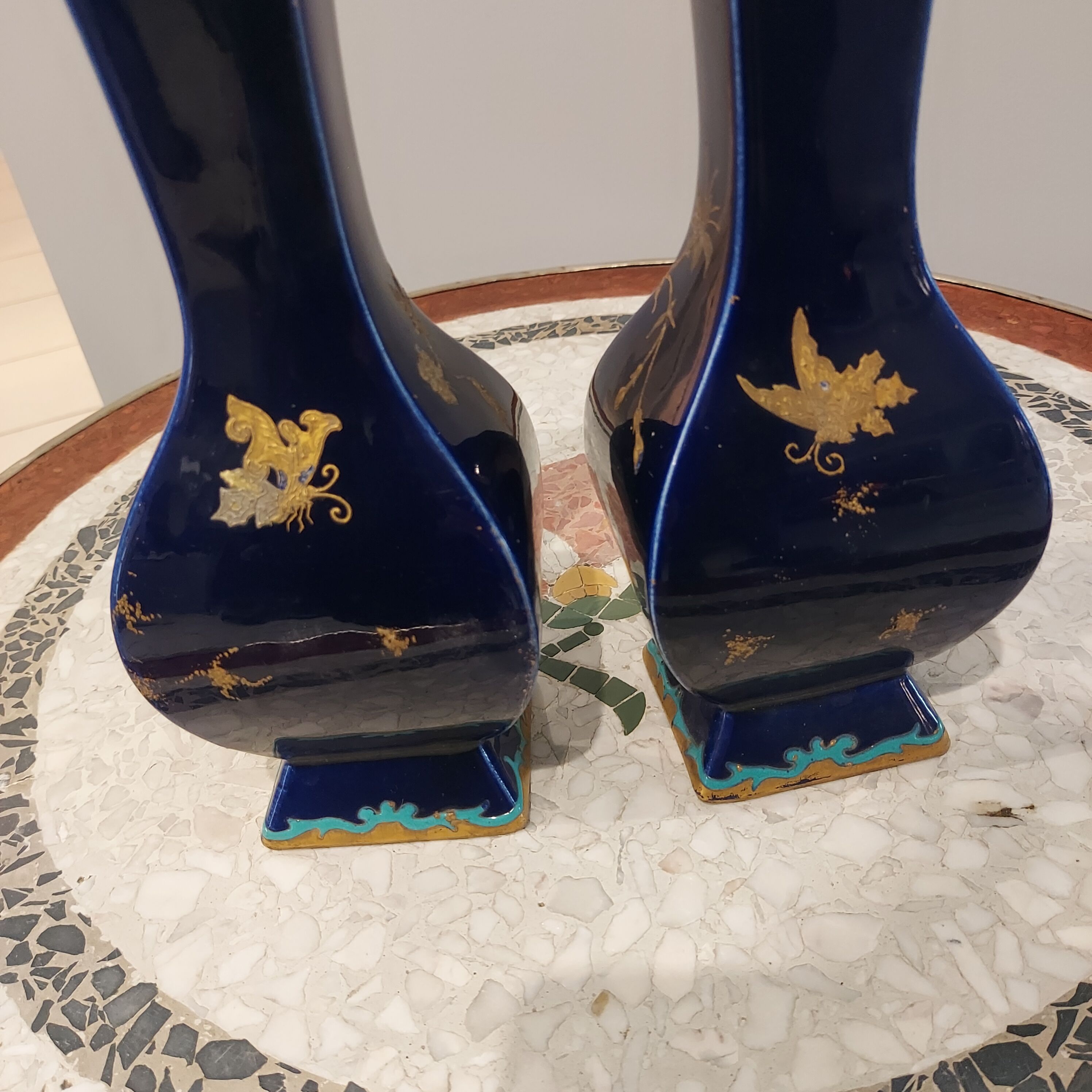 Pair of porcelain vases 1950s