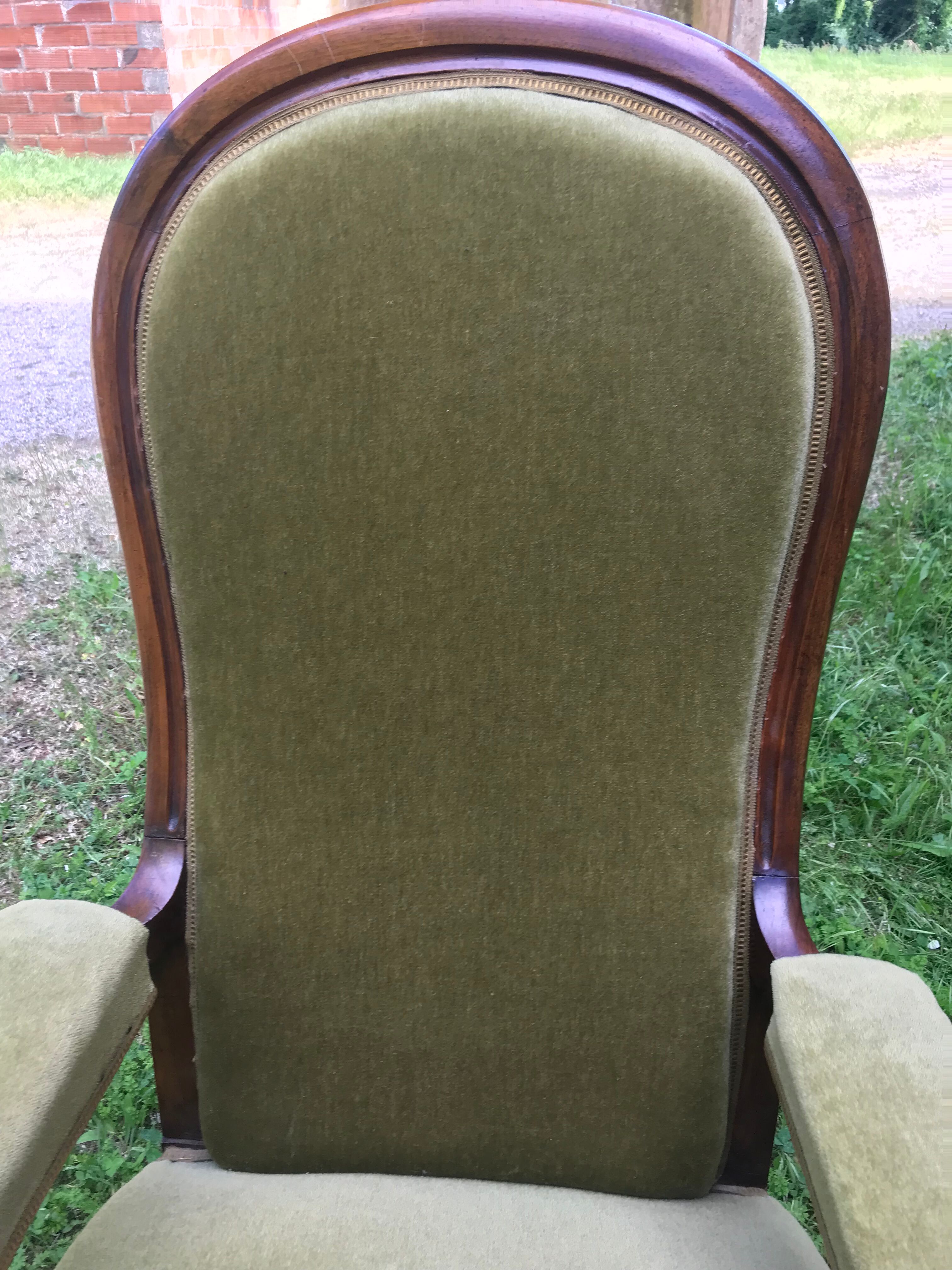 Old Voltaire armchair