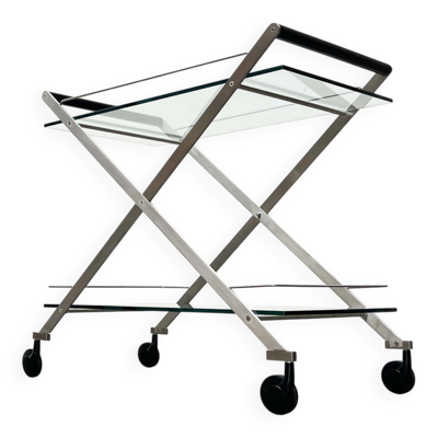 Chariot de bar vintage italien modèle Mister Service par Andreas Weber pour Gallotti & Radice, années 1990.