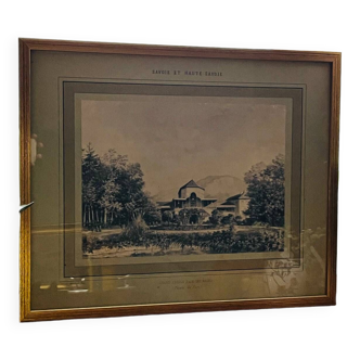 Large circle frame Aix les Bains