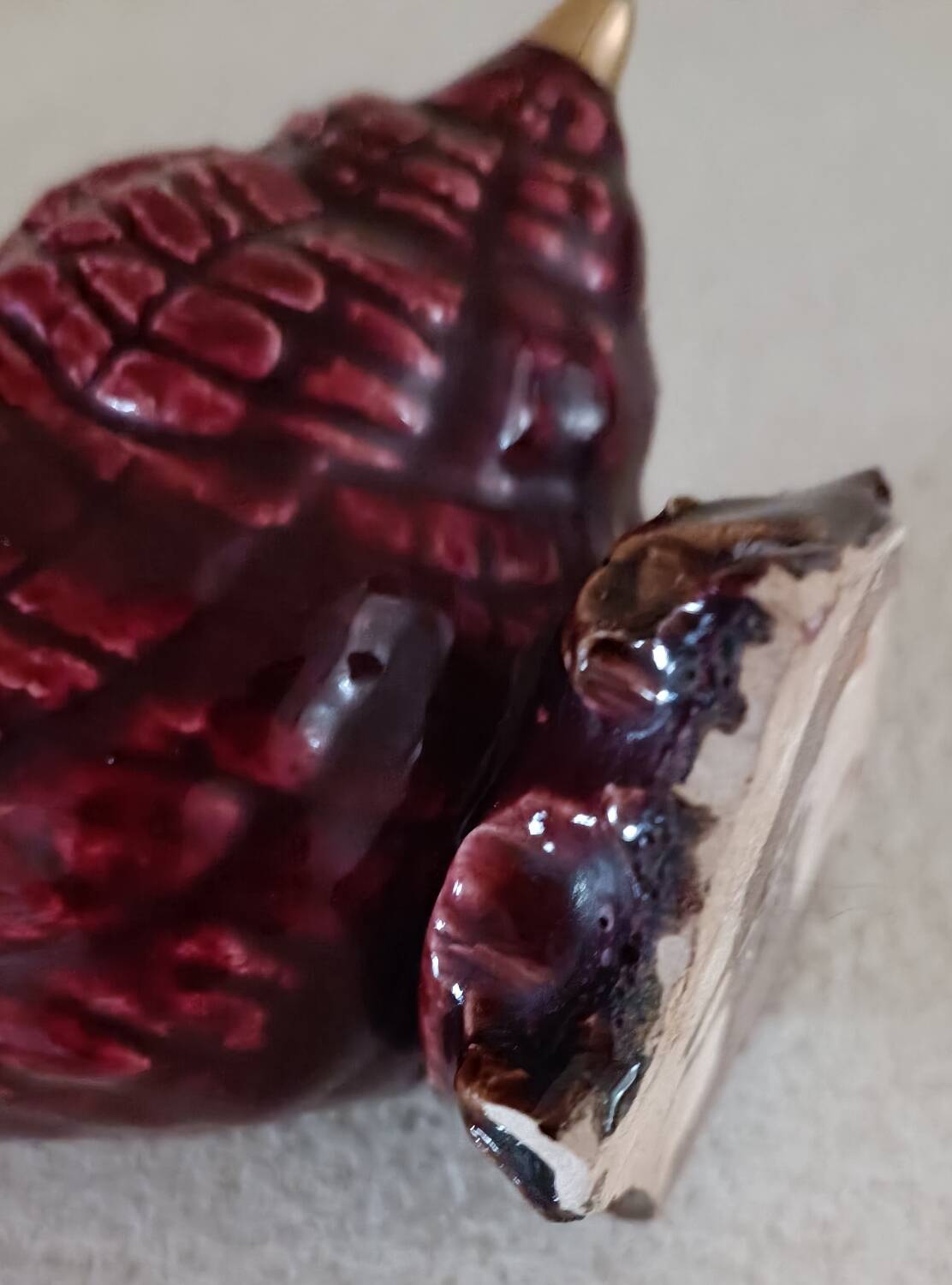 Cendrier coquillage vintage