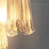 German type glass and metal chandelier 9471 by Richard Essig, 1970s.