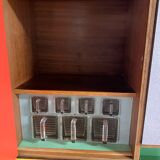 Vintage kitchen buffet with compass legs