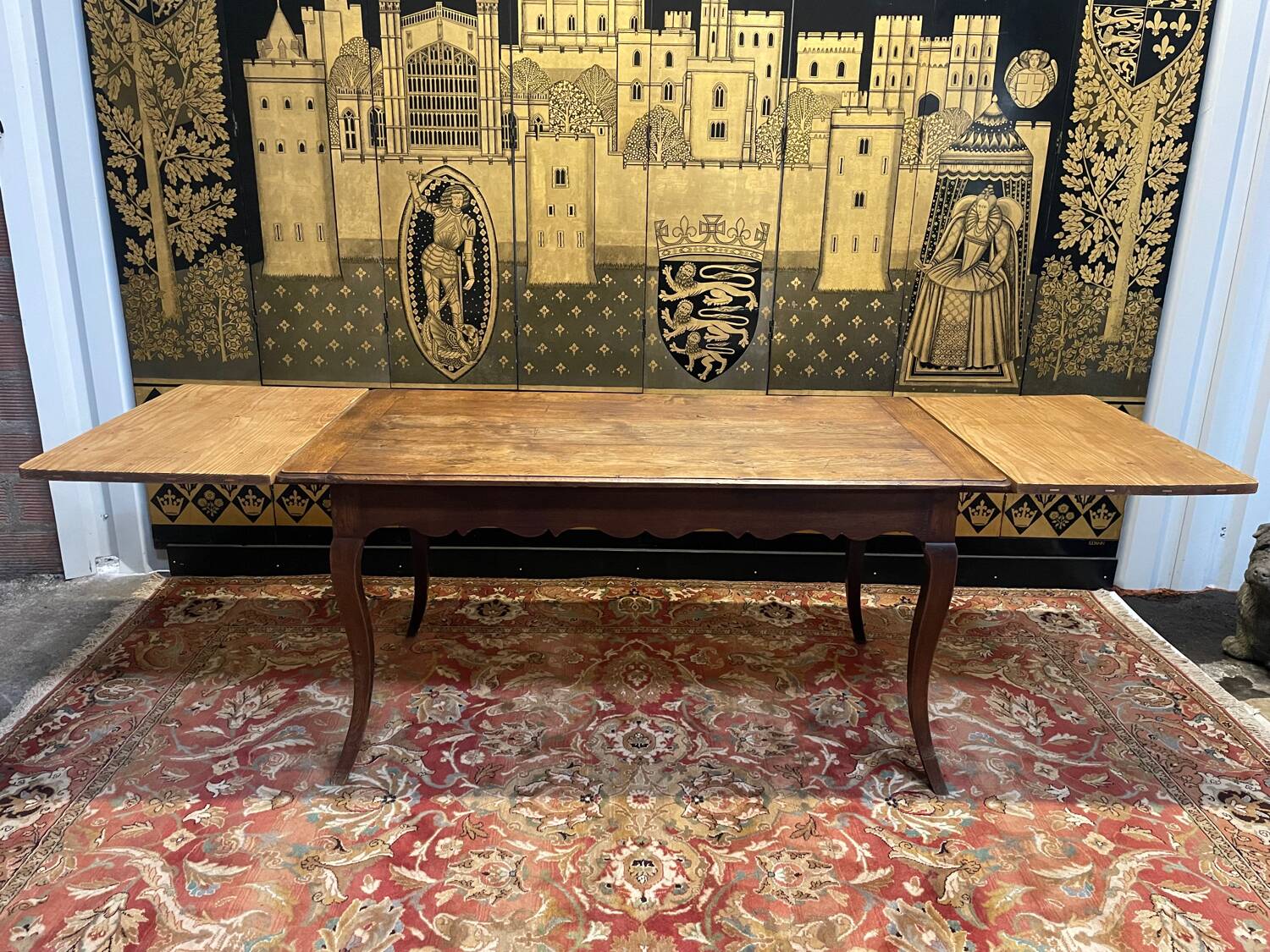 Louis XV farmhouse dining table + 2 extensions