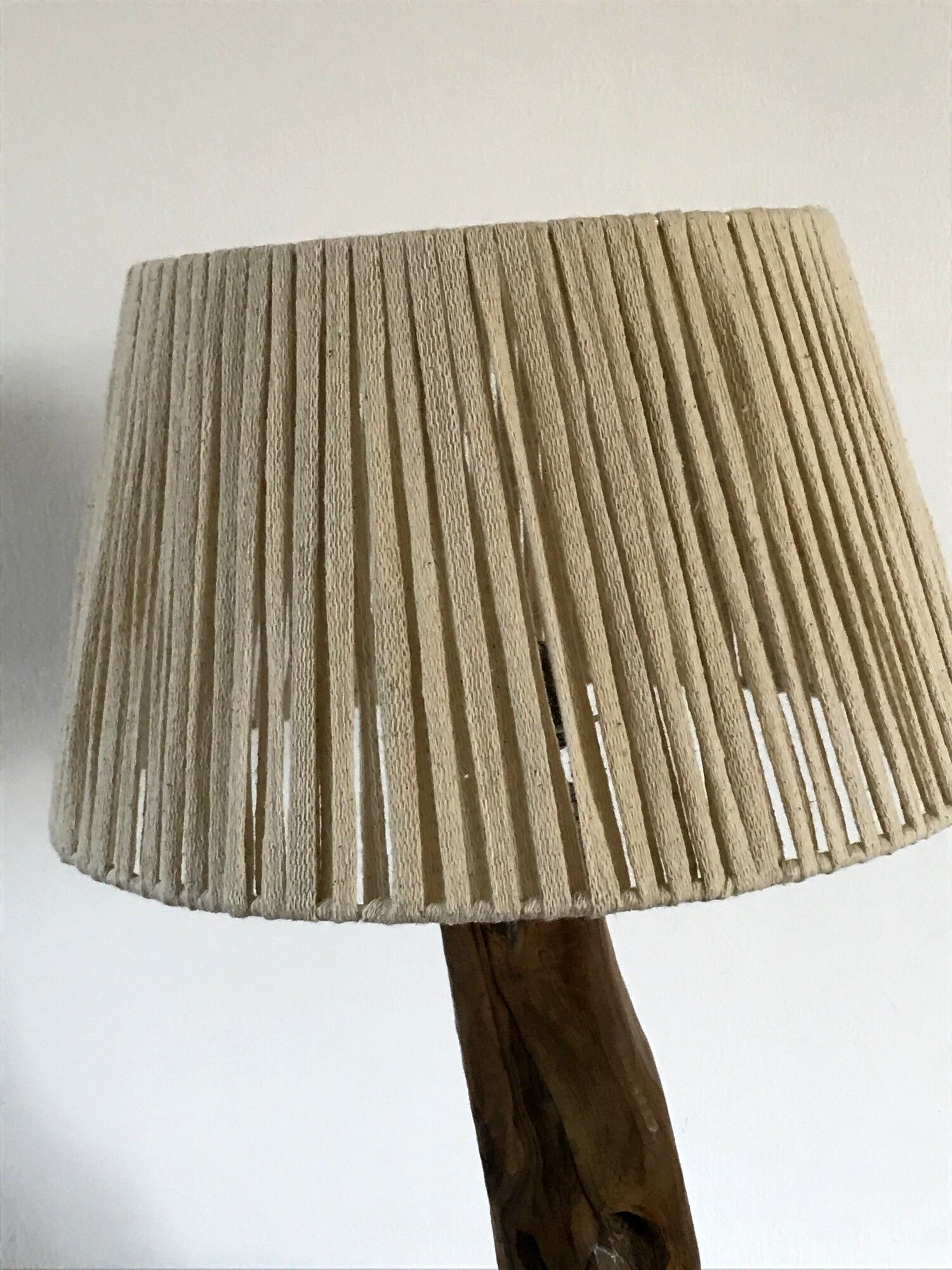 Vintage lamp in wood 70s