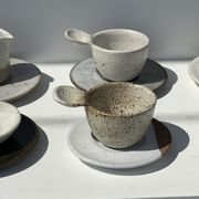 Service de petite vaisselle modulable en céramique indonésienne (6 éléments + coupelles)