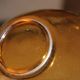 Set of 2 vintage amber glass ramekins – 1970s – Made in France