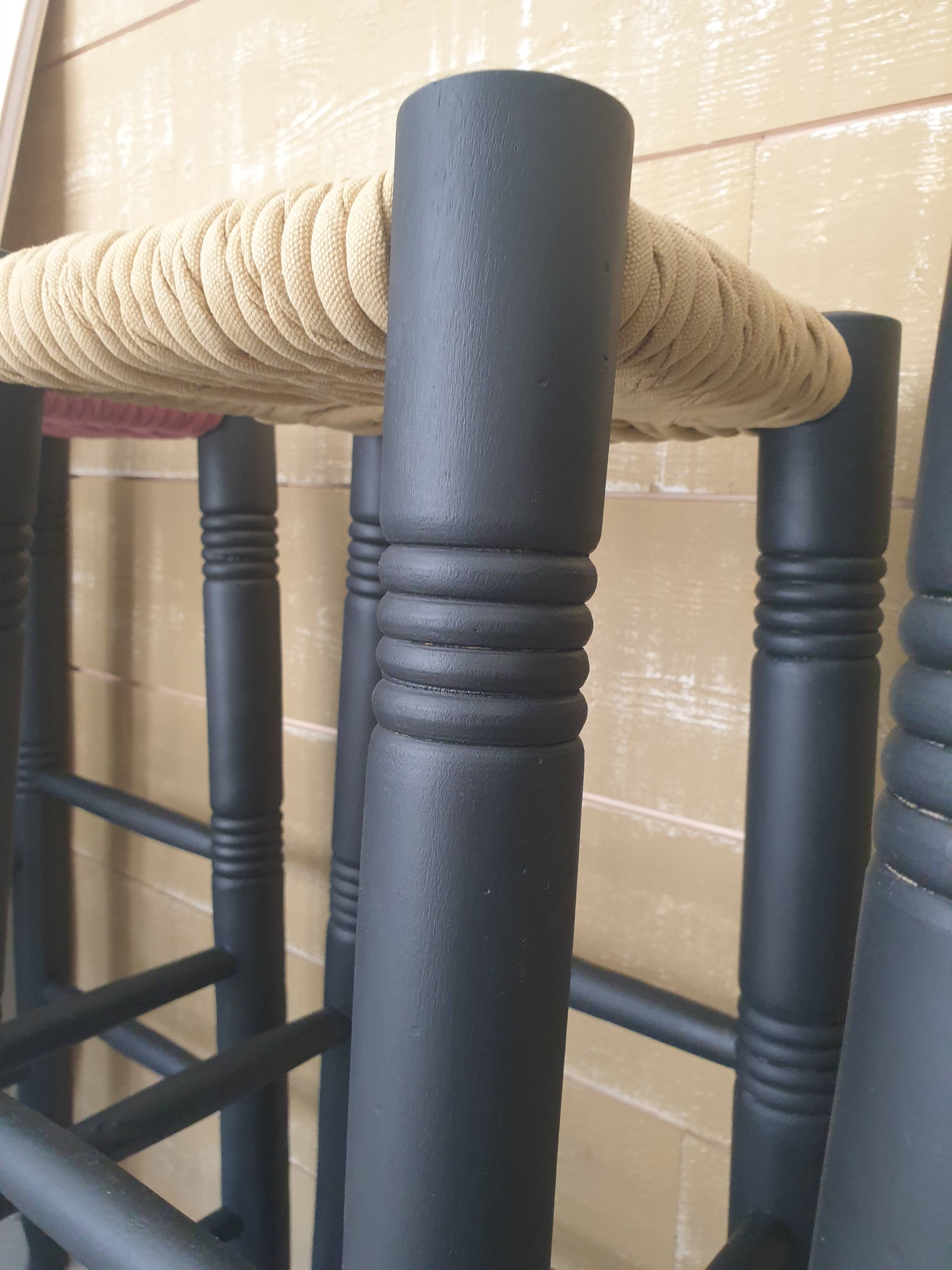 Set of three bar stools