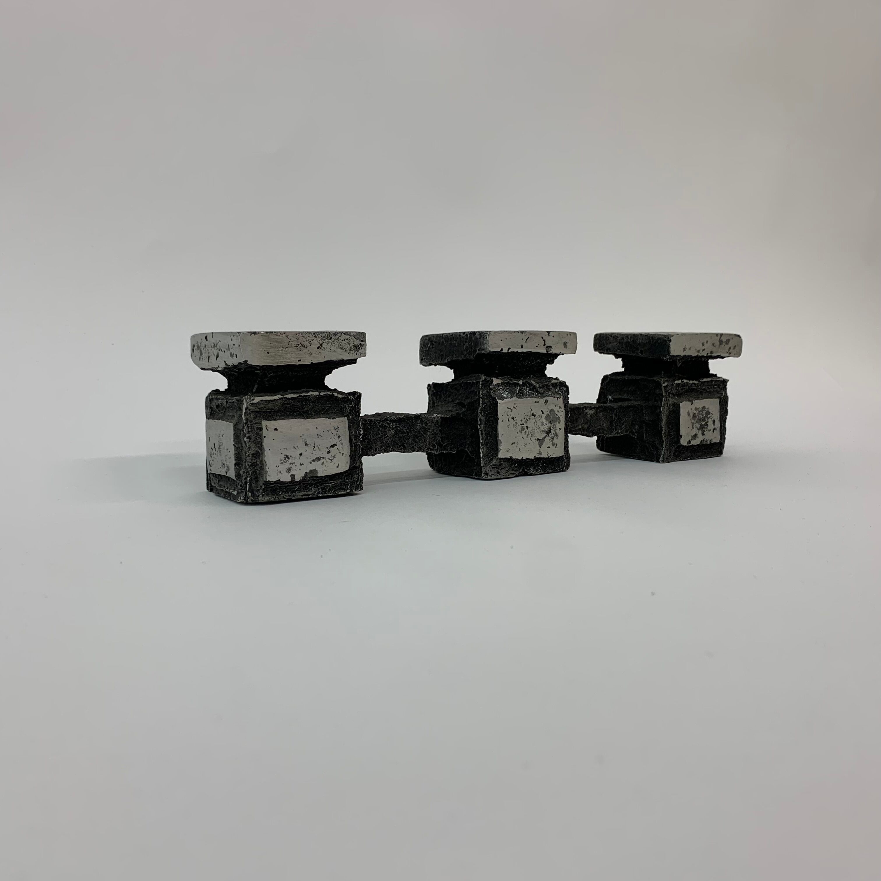 Mid-century design brutalist candle holder , 1970’s