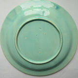 Asparagus dabbling plate signed Sarreguemines