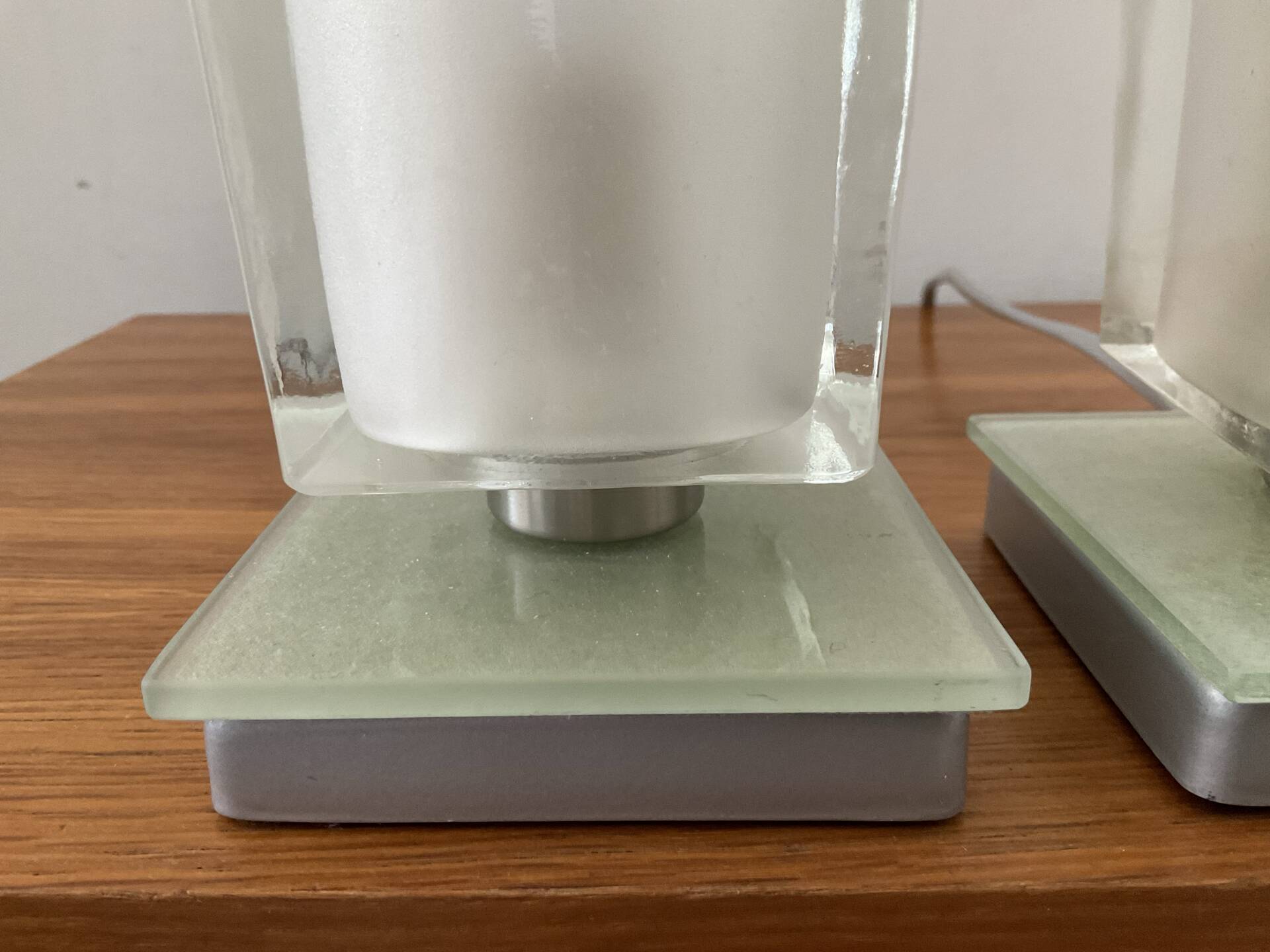Pair of Ice Cube lamps from the 80s-90s.