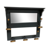 Vintage coat rack with mirror