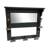 Vintage coat rack with mirror