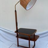 Lampadaire vintage et table de lecture de BRNO