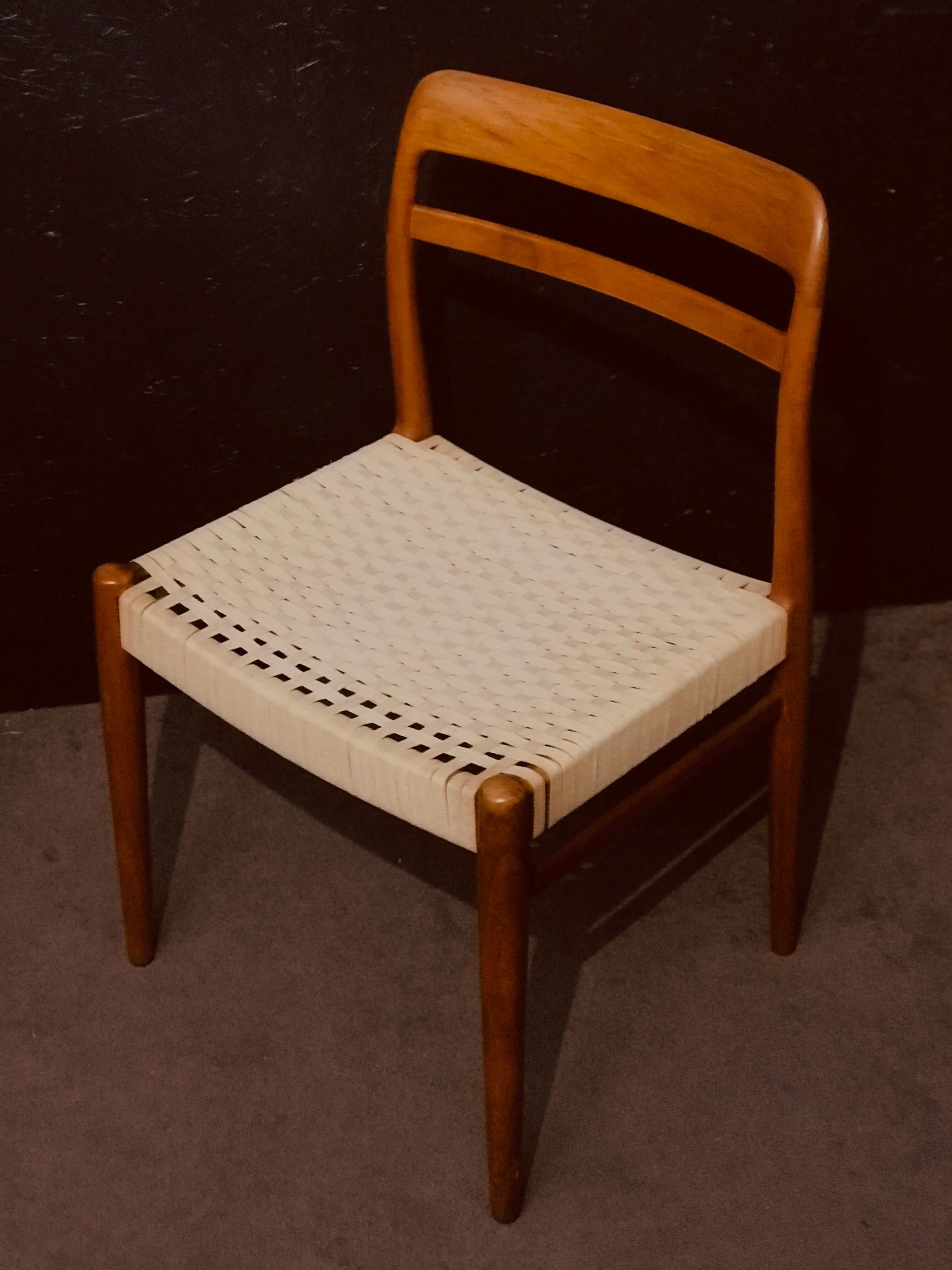 Set of 6 Norwegian Teak Dining Chairs by Alf Aarseth in teak.
