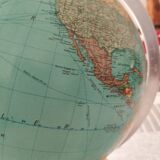 Terrestrial globe old world map