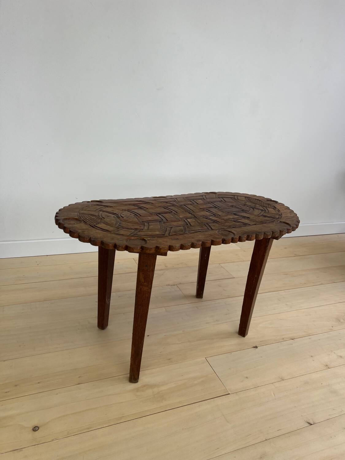 African craft coffee table from the 60s