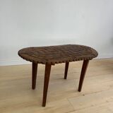 Table basse artisanat africain années 60
