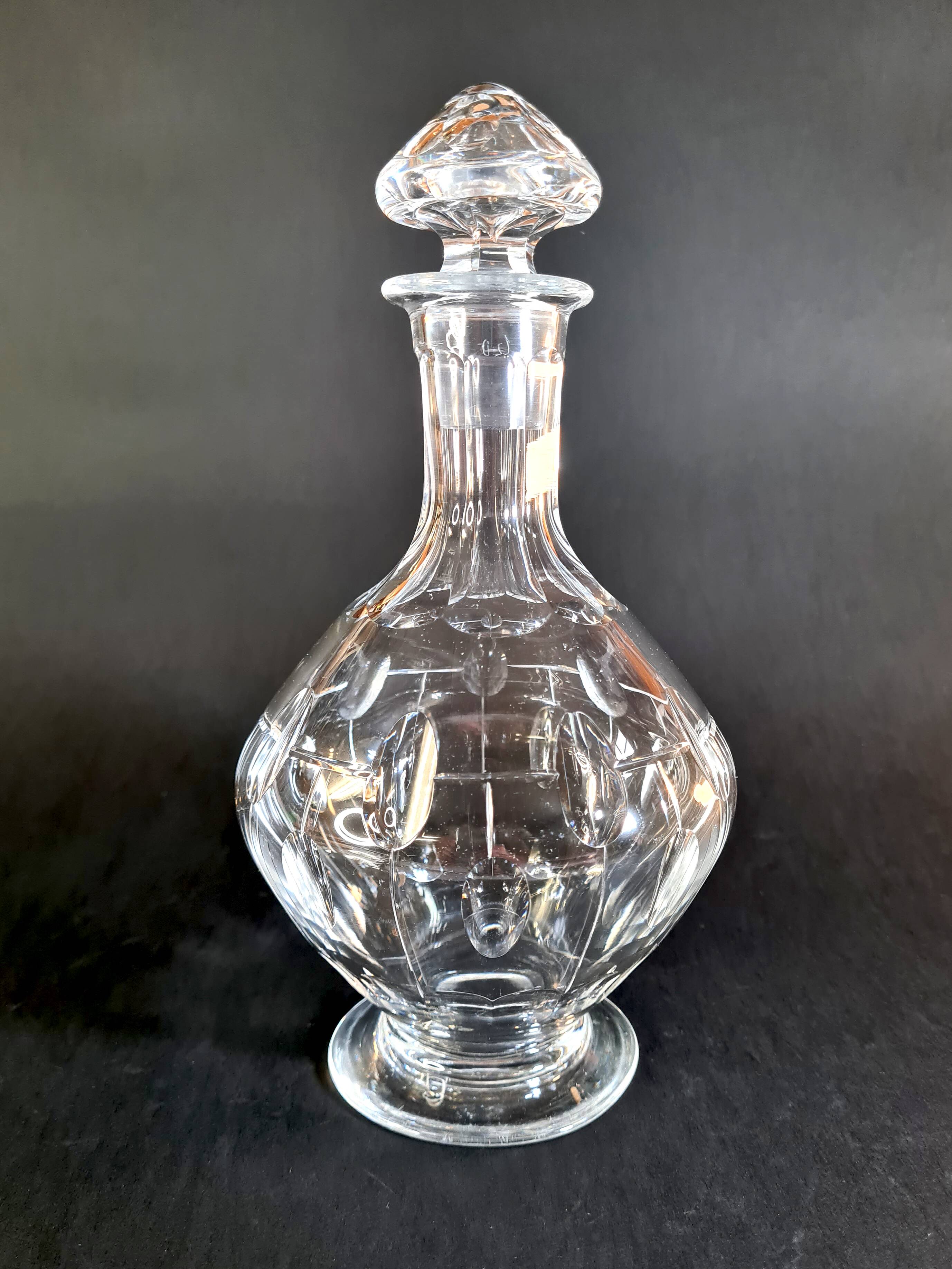 Cut Crystal Decanter – Val Saint Lambert "Nestor" Style