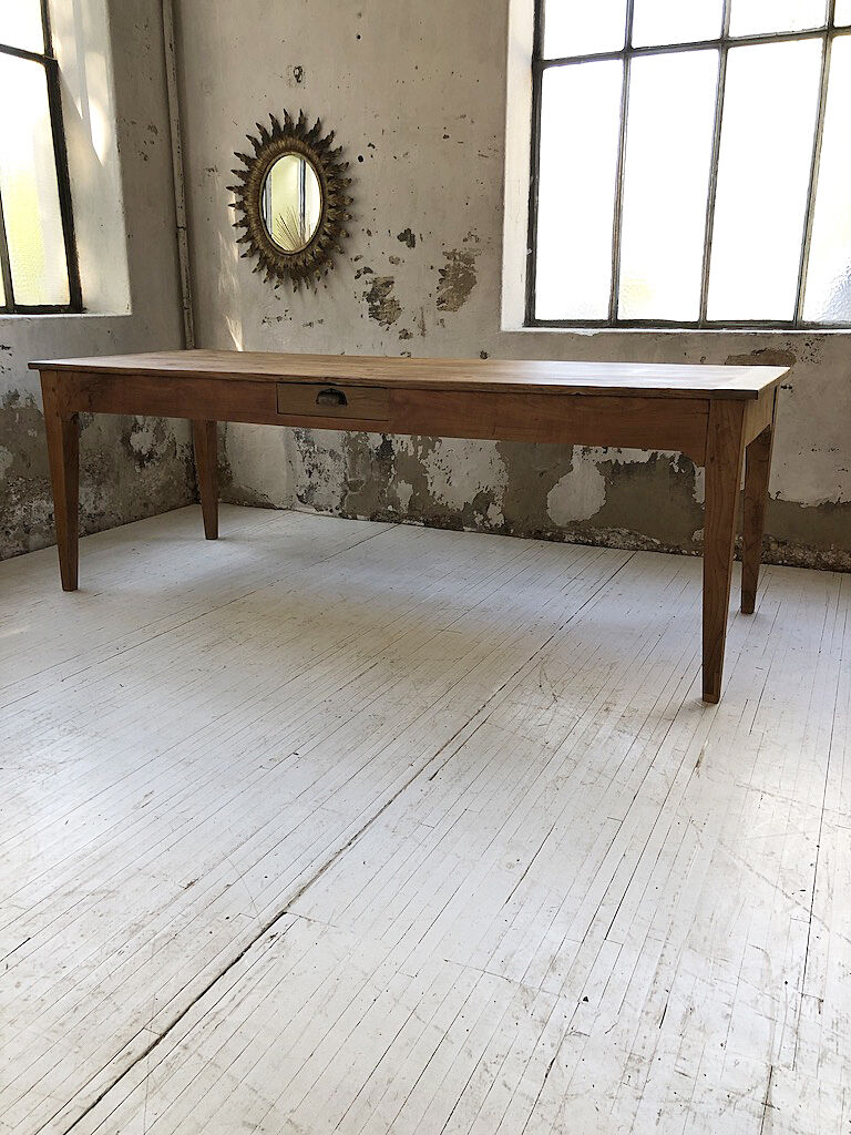Oak farm table 2m20