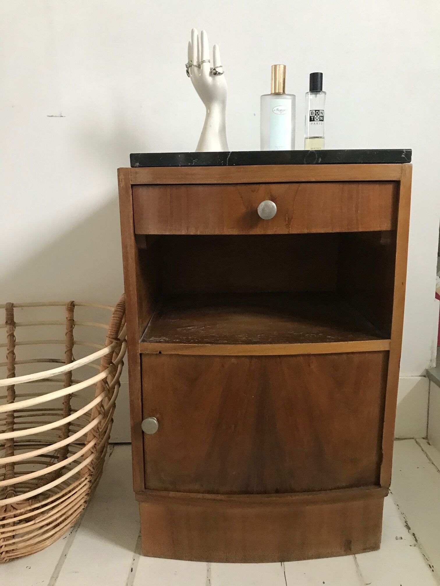 Vintage bedside table