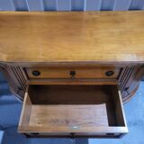 Half-moon Directoire buffet in solid wood in very good condition