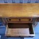 Half-moon Directoire buffet in solid wood in very good condition