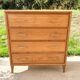 Large chest of drawers with 4 drawers from the 1950s.
