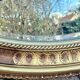 Oval mirror with gold leaf - Empire style - Very good condition